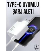 Northcity 120W Şarj Aleti Hızlı Şarj Turbo - Type-C & Mi Turbo Destekli, Veri Aktarımı İçin Uyumlu