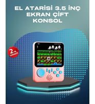 3.5 İnç Lcd Ekranlı 666 Oyunlu Taşınabilir Oyun Konsolu