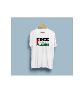 Oversize Filistine Özgürlük Tasarım Unisex T-shirt