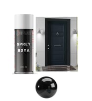 Parlak Siyah Çelik Kapı Sprey Boyası 400 Ml.