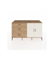 Kronos Konsol 2 Raflı 3 Çekmeceli 2 Kapaklı 176x59x99 Çam-Aytaşı/Çam