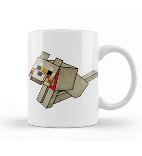 Minecraft Puppy Kupa Bardak Porselen