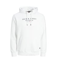 Jack & Jones Erkek Kapüşonlu Sweatshirt Premium Sweat Hood - 12216335 (Beyaz)