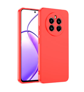 Realme 12 Plus Uyumlu Kılıf Zore Mara Lansman Kapak (Kırmızı)
