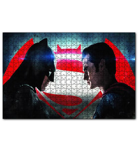 Cakapuzzle  Batman VS Superman Karşılaşması 120 Parça Puzzle Yapboz MDF (Ahşap)