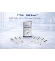 Steril Abeslang 100'Lü 1 Paket Tek Tek Paketli Ahşap Dil Basacağı Spatula