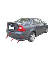 Ford Focus Uyumlu 2 Sedan Arka Tampon Altı Fiber 2005-2007