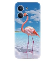 Xiaomi Redmi 15C Kılıf Boutique Baskılı Resimli Okaynus ve Flamingo Pcode -093