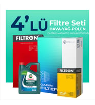 Filtron Toyota Corolla 1.5 Filtre Bakım Seti Castrol Motor Yağlı (2021-2024) 4 Lü