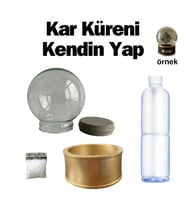 Kendi Kar Küreni Kendin Yap Snow Globe DIY