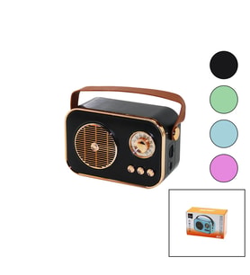 M4 PORTABLE WİRELESS HOPARLÖR - SPEAKER IŞIKLI USB ŞARJLI RENKLİ KASA - BRONZ ÇERÇEVEUSB - DC 5V - TF GO-53-vice 00394