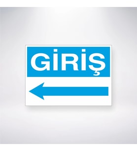 <--- Giriş 21x28 Arkası Yapışkanlı Levha