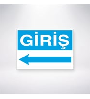 <--- Giriş 21x28 Arkası Yapışkanlı Levha