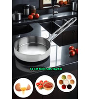 Prestij 14 cm Paslanmaz Çelik Çok Amaçlı Mini Tava