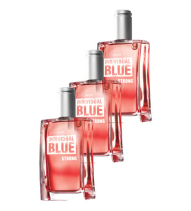 Individual Blue Strong Erkek Parfüm Edt 100 Ml. Üçlü Paket