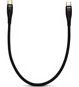 Type-C to Type-C Kablo 30 cm – 60W Hızlı Şarj ve 5Gbps Veri Aktarımı Dayanıklı Örgü Kaplama, Telefon, Tablet ve Laptop Uyumlu