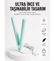 Seyahat Tipi Taşınabilir Saç Düzleştirici Saç Şekillendirici Yüksek Isı Ayarlı