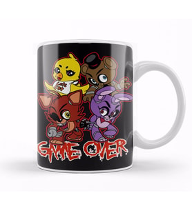 Five Nights Game Over Five Nights At Freddys Kupa Bardak Porselen