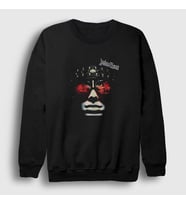Presmono Unisex Siyah Machine Judas Priest Sweatshirt 88699tt
