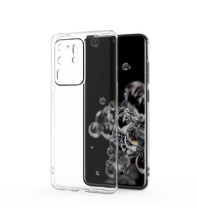 Galaxy S20 Ultra Kılıf Zore Kamera Korumalı Süper Silikon (Renksiz)