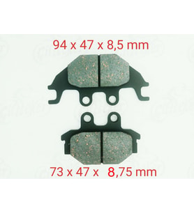 ÖN-ARKA FREN DİSK BALATASI FA377 KYMCO MXU 250-300-300 R-500