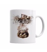 ROUTE 66 Kupa Bardak Porselen
