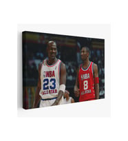 Michael Jordan ve Kobe Bryant Kanvas Tablo-5153