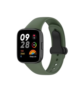 Uray store Xiaomi Redmi Watch 3 Origin Silikon Kordon - Koyu Yeşil