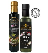 Özel Üretim UDİM Yağı 100ml + Çam Kozalağı Pekmezi 340 gr