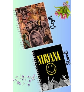 Nirvana defter seti 2 adet A4 boyutu 21*30 çizgili + kareli 60 syf