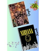 Nirvana defter seti 2 adet A4 boyutu 21*30 çizgili + kareli 60 syf