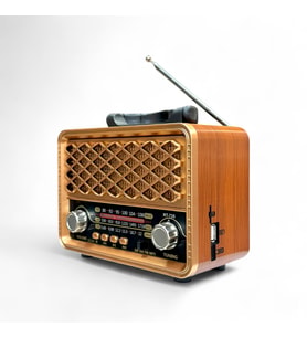 Nostaljik Trend Radyo,Güneş Panelli Eskitme Radyo(bluetooth Özellikli) (B.Kahverengi)