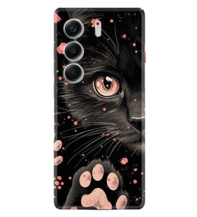 Camon 40 4G Kılıf Boutique Baskılı Resimli Kara Kedi Pcode -085