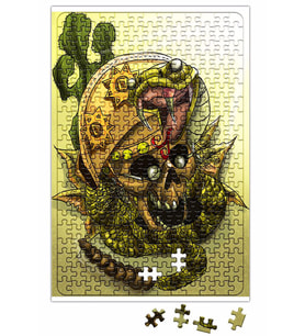 Lampiao Skull Puzzle 240 Parça Yapboz