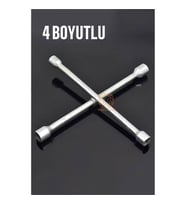 ModaCar Bijon Anahtarı Çelik 4 Uçlu Bijon Anahtarı