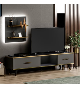 AREN IŞIKLI ANTRASİT TV ÜNİTESİ