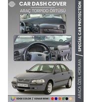 VOLVO S40 (1996-2002) Torpido Örtüsü Ön Göğüs Koruma Torpido Koruma Tam Uyum Araca Özel UV Koruma