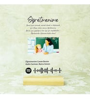 Kişiye Özel Öğretmenler Günü Spotify Plak