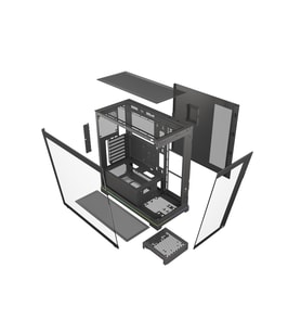 GAMEBOOSTER 850W 80+ BRONZE NYVRA SYNC JBST-GBJML07 4-ARGB Fanlı Gaming Mid-Tower PC Kasası