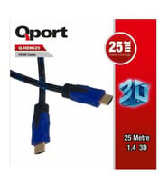 QPORT Q-HDMI253 25metre HDMI Kablo 2.0 4K Altın Uç