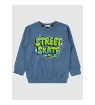 Civil Boys Erkek Çocuk Sweatshirt 2-5 Yaş İndigo (İndigo)