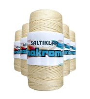 5 Adet Polyester Makrome İpi 270 100 gr