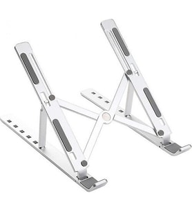 Alüminyum Laptop Standı Ayarlanabilir (Siyah-Gri)