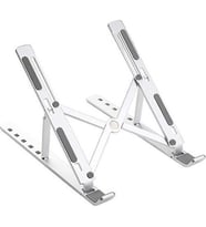 Alüminyum Laptop Standı Ayarlanabilir (Siyah-Gri)