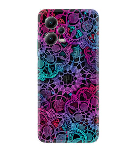 Xiaomi Poco X5 5g Kılıf Silikon Desen Özel Seri Colurful Mandala 1667