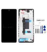 Tkgz - Xiaomi Redmi NOTE 12 PRO -5G- Uyumlu Lcd Ekran Dokunmatik - A TFT- ÇITALI + TAMİR SETİ