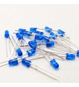 Led 5mm Mavi Difused (10 Adet)