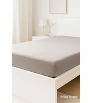 Çift Kişilik Düz Penye %100 Pamuklu Lastikli Çarşaf 180X200 Newsheet Gri