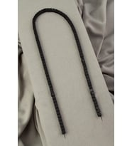 Hematit Doğal Taş Mat Siyah Kare Kesim 4x4mm Dizi [AA]