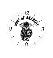 Sons Of Anarshi 30 Cm Bombeli Gerçek Cam Duvar Saati